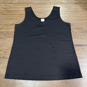 Chico's Sleek Black Tank Top